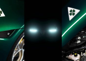 Alfa Romeo Giulia SWB Zagato teaser collage