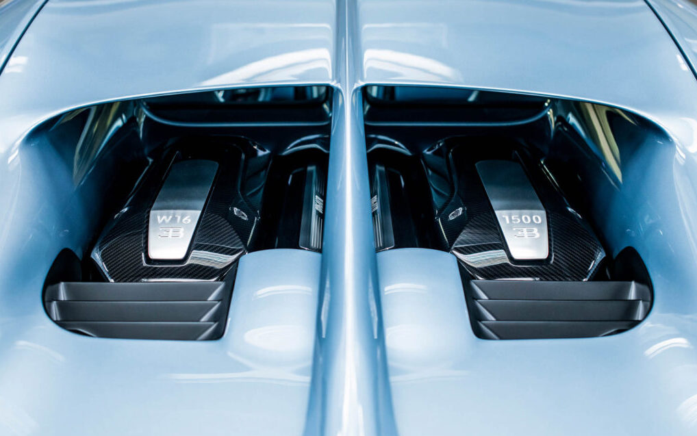 Bugatti Chiron Profilee engine bay