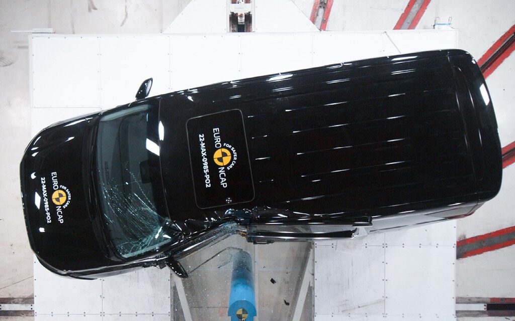 LDV Mifa 9 crash test top view