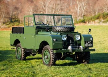 Royal Land Rover Series 1 front three quarter view