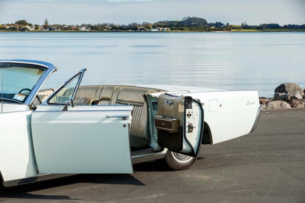 1967 Lincoln Continental Convertible doors open