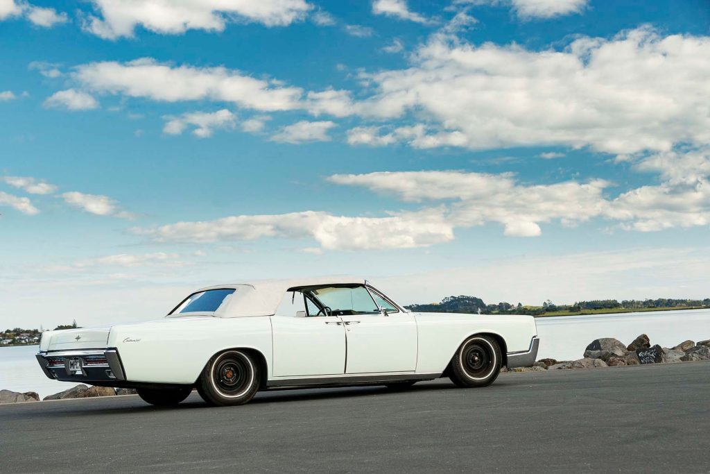 1967 Lincoln Continental Convertible low rear static