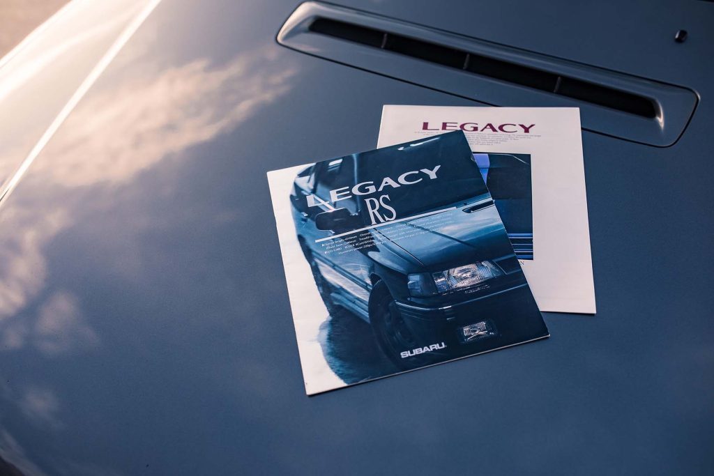 Subaru Legacy RS sales brochure