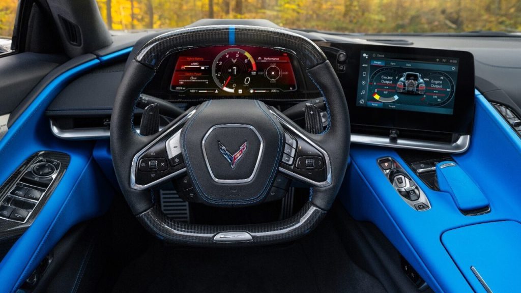 Chevrolet Corvette E-Ray cockpit view
