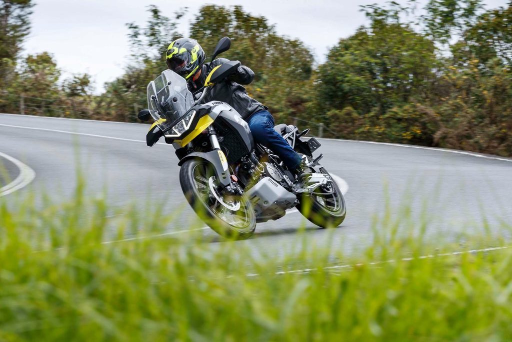 Aprilia Tuareg 660 on road