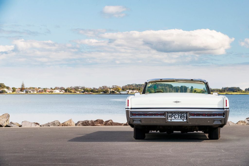 1967 Lincoln Continental Convertible wide rear static