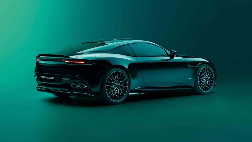 Aston Martin DBS 770 Ultimate rear three quarter view