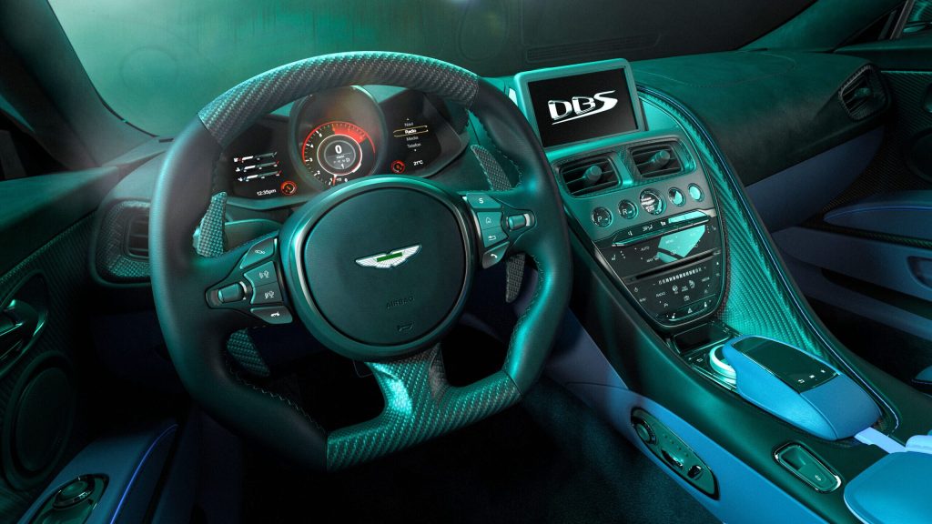Aston Martin DBS 770 Ultimate steering wheel