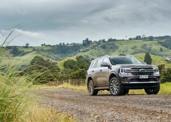 Ford Everest Platinum in countryside