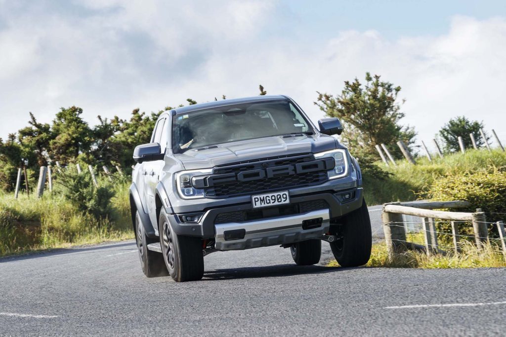 Ford Ranger Raptor cornering