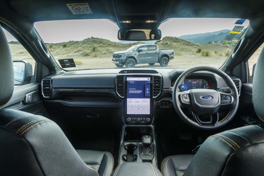 Ford Ranger Wildtrak interior