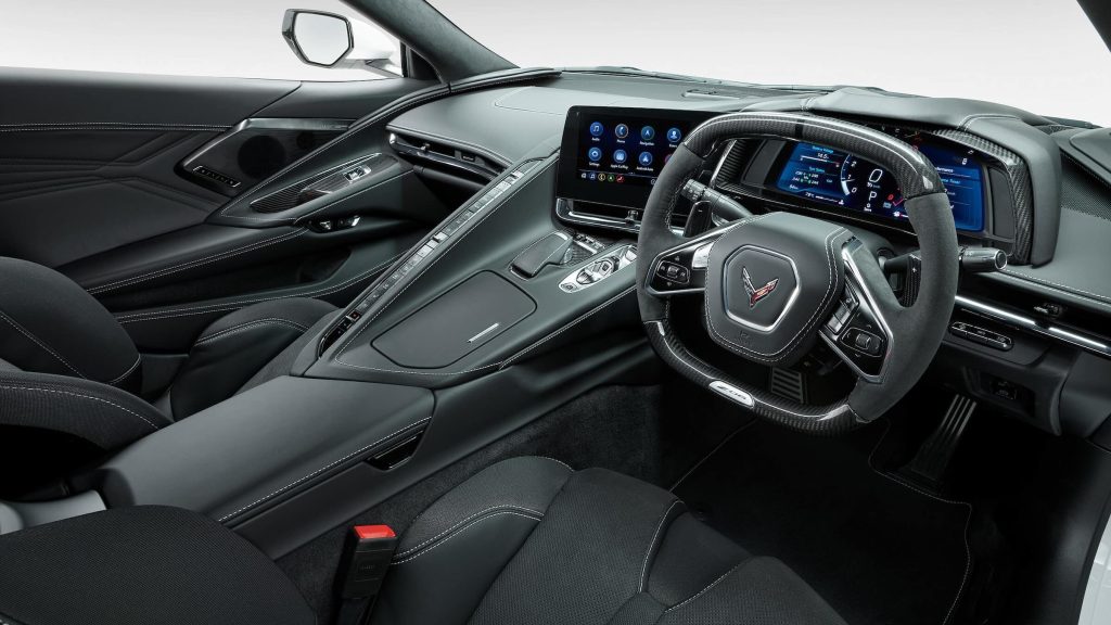 Corvette Z06 right-hand drive interior