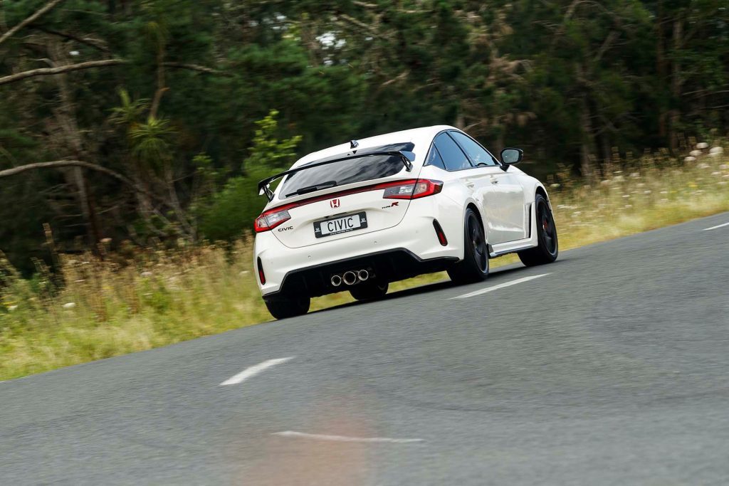 Honda Civic Type R rear cornering