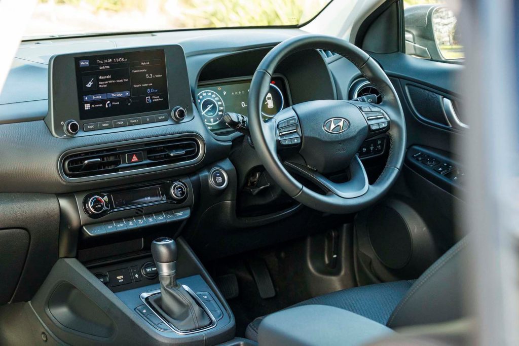 Hyundai Kona Hybrid interior