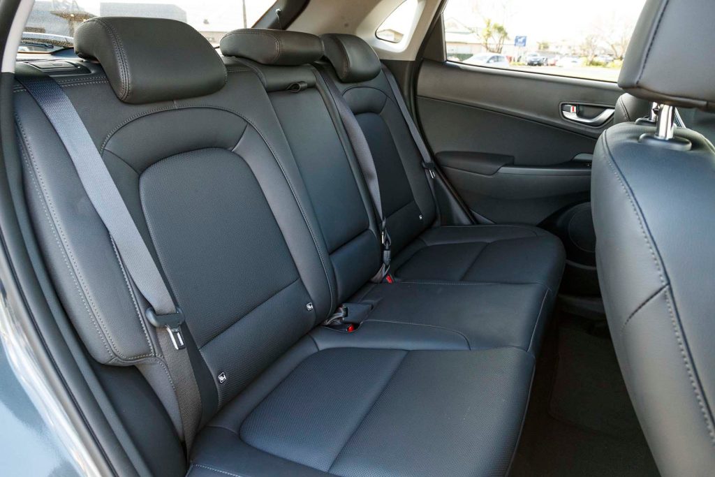 Hyundai Kona Hybrid back seat