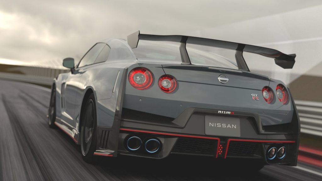 2024 Nissan GT-R Nismo rear three quarter view