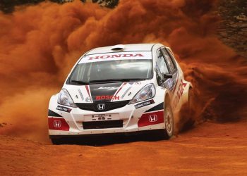 Honda Jazz rally car