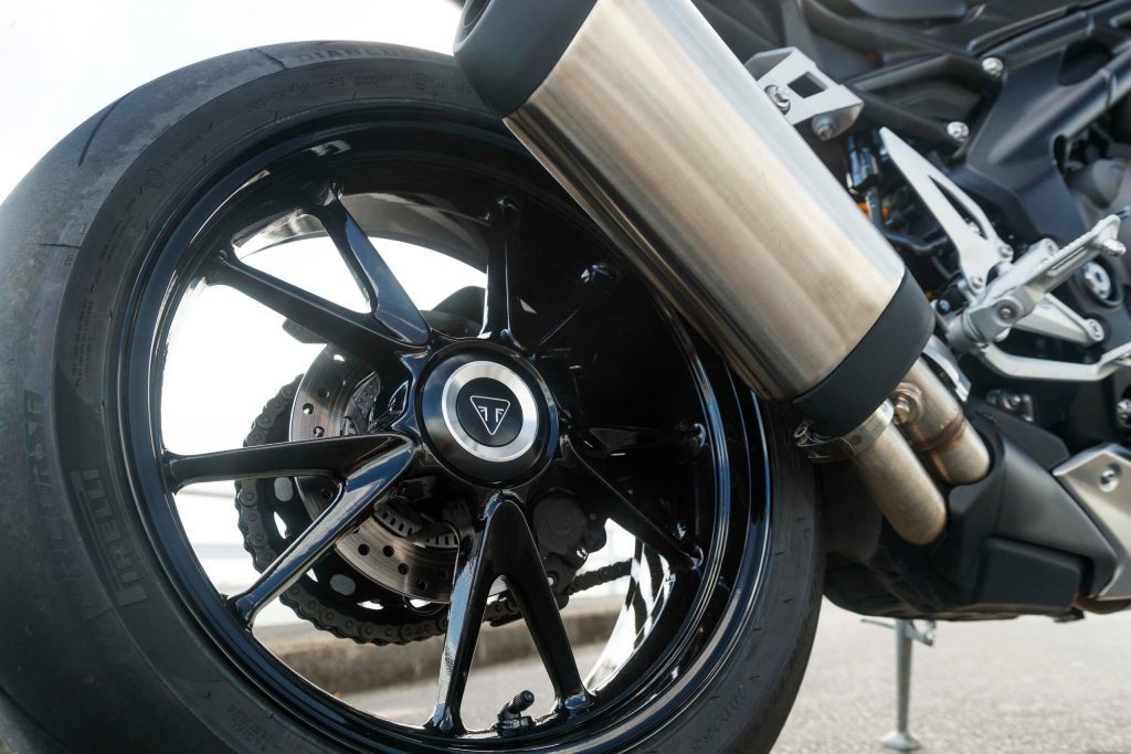 Triumph Speed Triple RR rear wheel