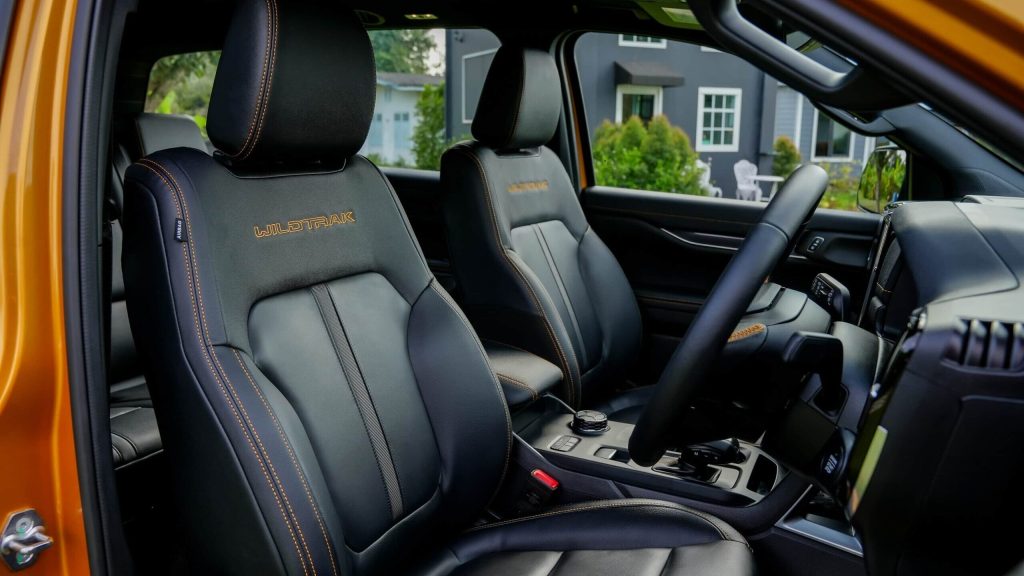 Ford Everest Wildtrak interior view