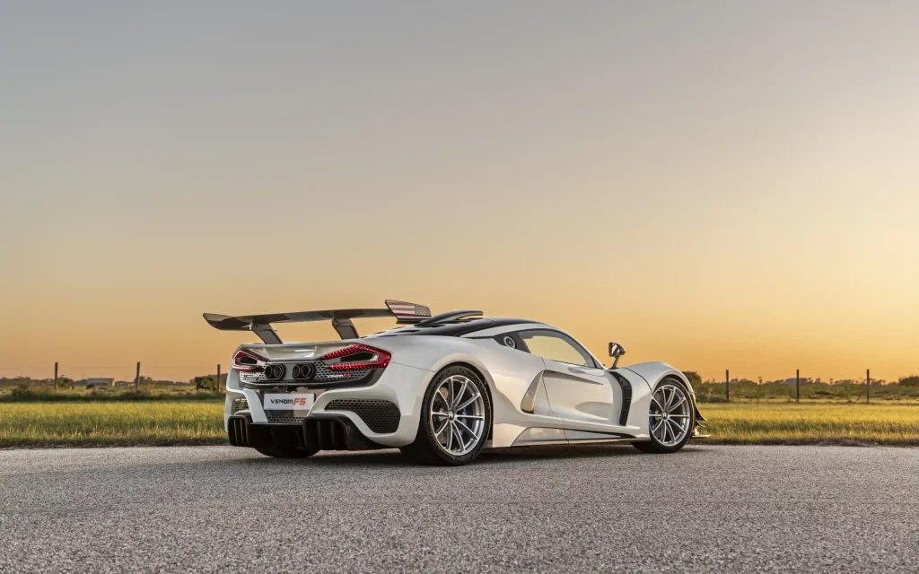 Hennessey Venom F5 Revolution rear three quarter view