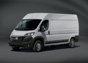 Fiat Ducato front three quarter view in studio