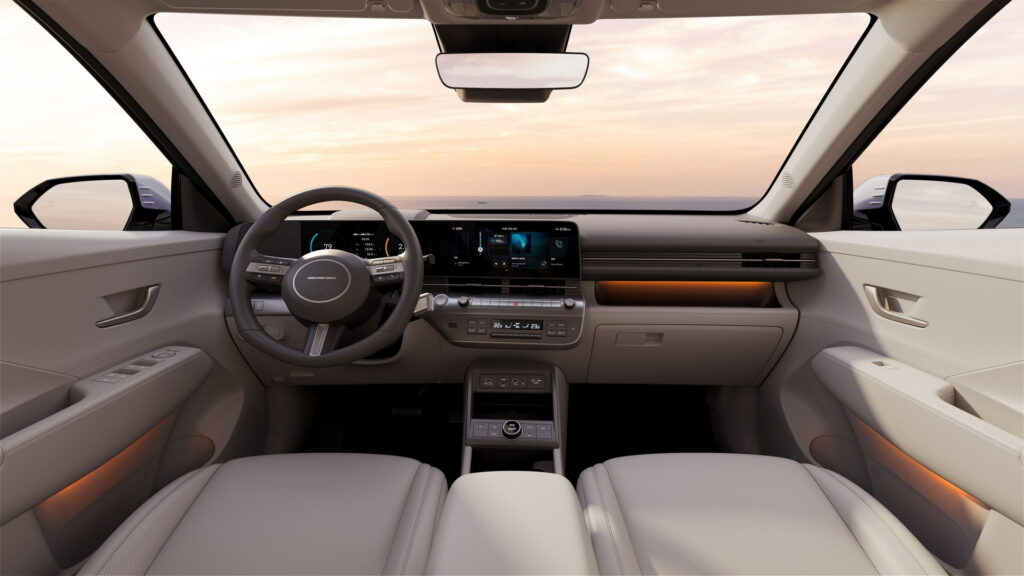 Next-gen Hyundai Kona interior