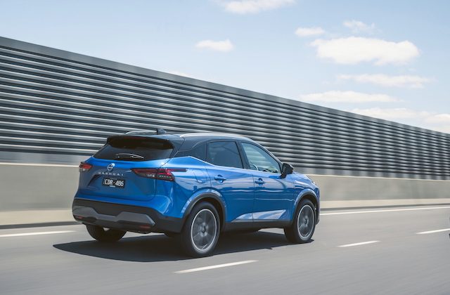 Nissan Qashqai on motorway