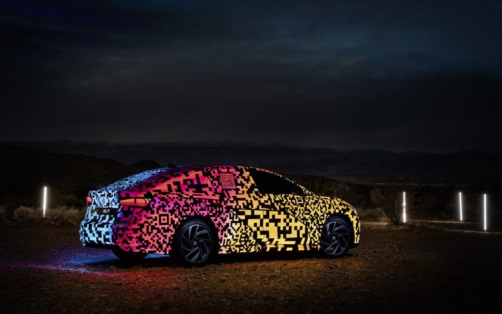 Volkswagen ID.7 light up paint