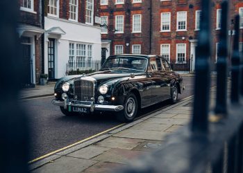 1961 Bentley S2 Continental EV parked on street