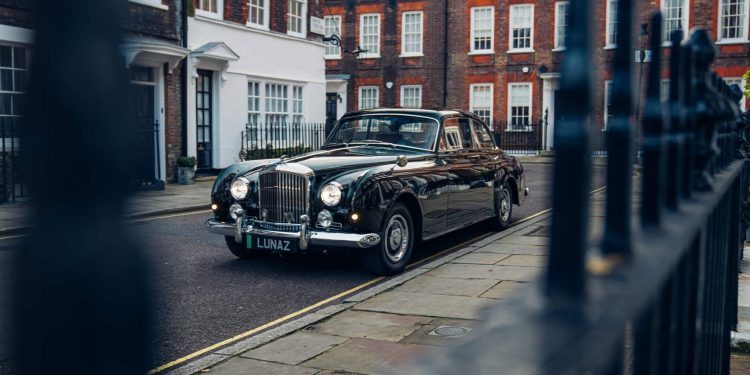 1961 Bentley S2 Continental EV parked on street