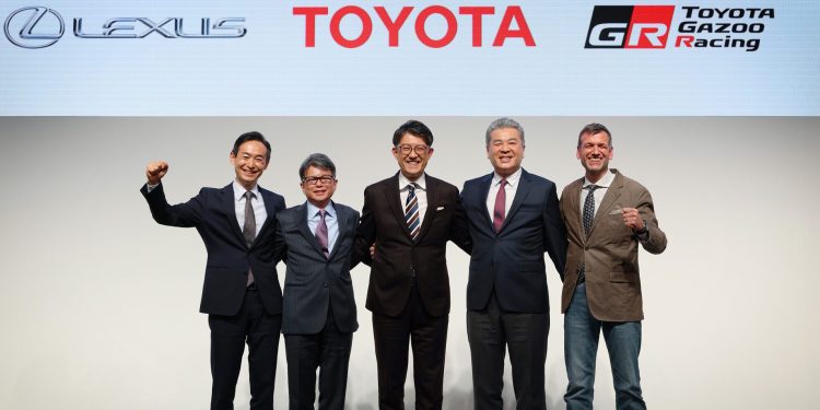 New Toyota management team with CEO Koji Sato