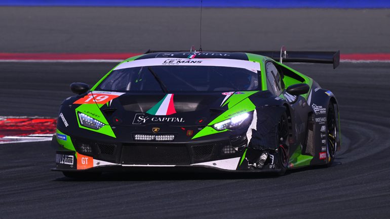Brendon Leitch racing Lamborghini Huracan GT3 