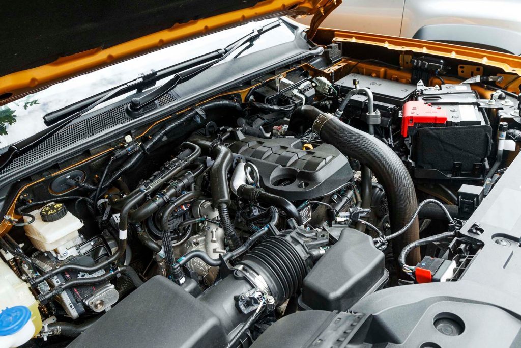 Ford Ranger Wildtrak engine