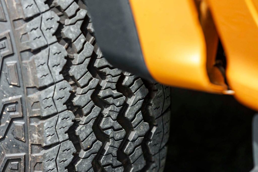 Ford Ranger Wildtrak tyre