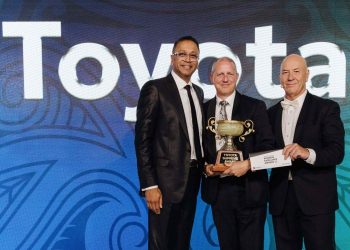 Toyota executives at Business Excellence Awards