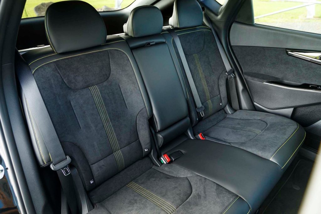 Kia EV6 GT back seat