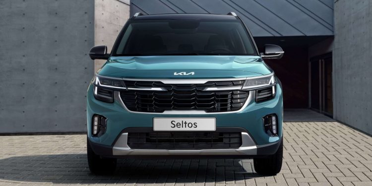 Updated Kia Seltos front view