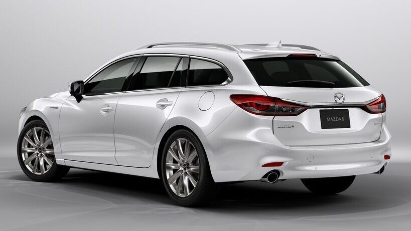 Mazda6 20th Anniversary Edition wagon rear three quarter view