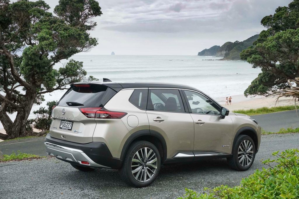 Nissan X-Trail e-Power Ti-L rear static near beach