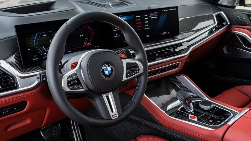 BMW X6 M Competition interior