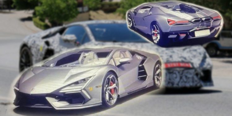 Lamborghini Aventador successor collage