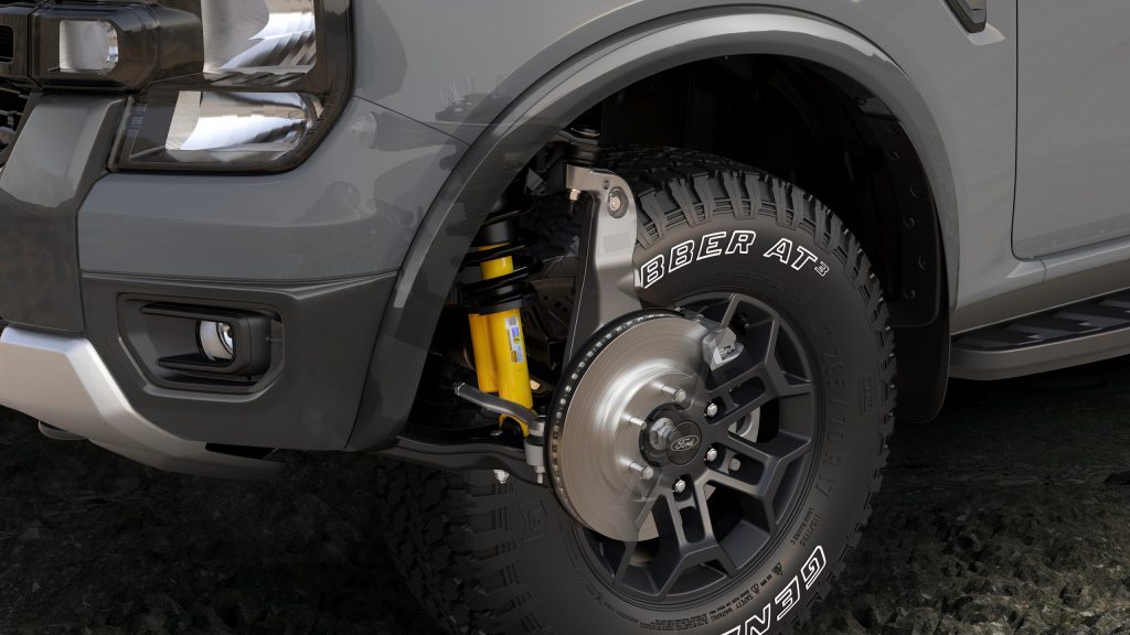 Ford Ranger Tremor suspension view