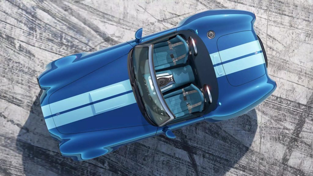 AC Cobra GT Roadster top down view
