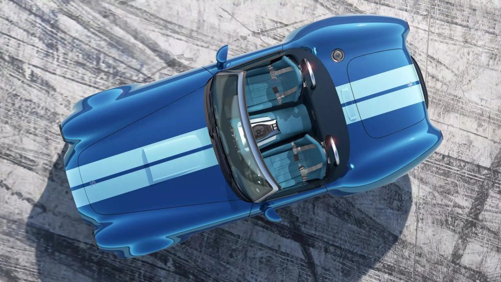 AC Cobra GT Roadster top down view