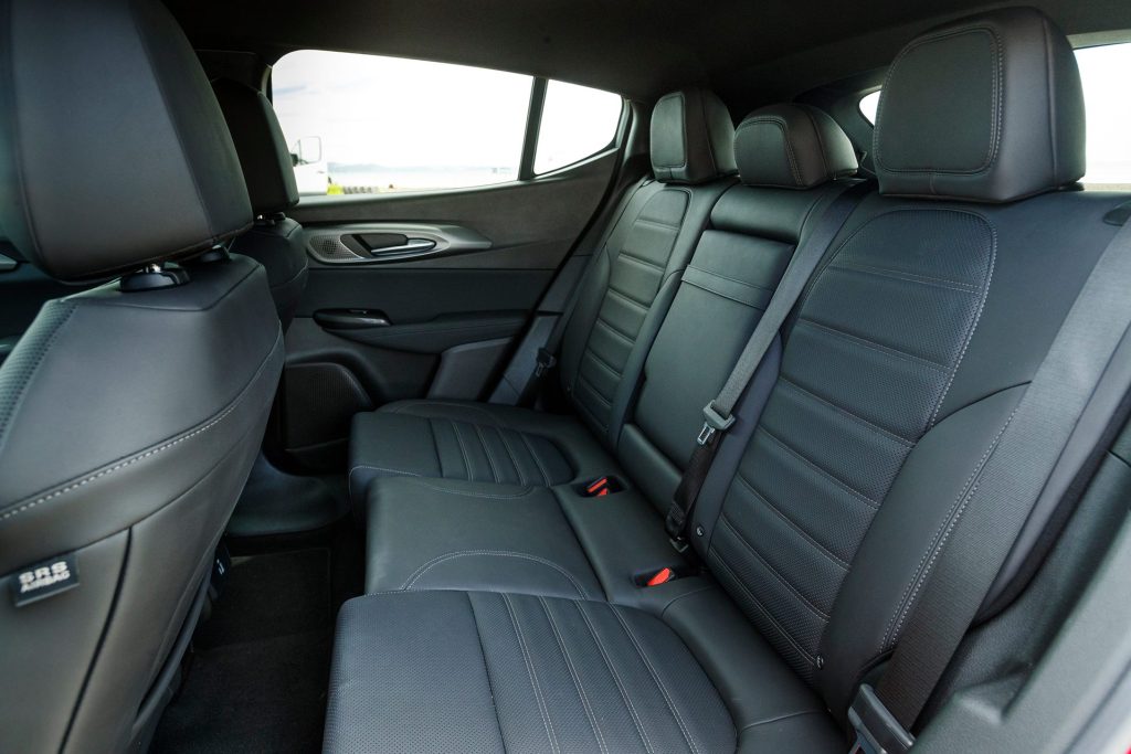 Interior back seats of Alfa Romeo