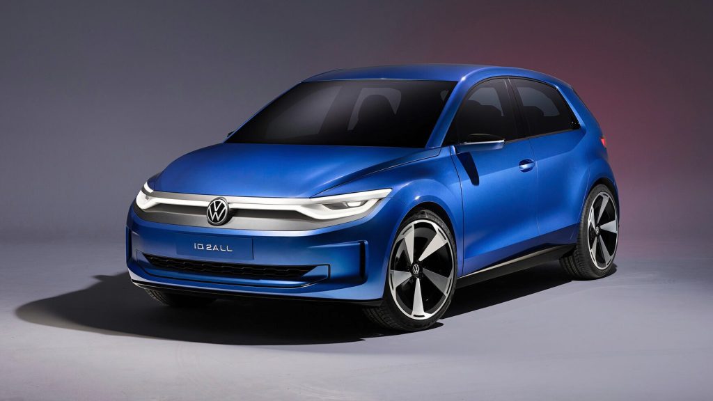Volkswagen ID. 2all concept front three quarter view