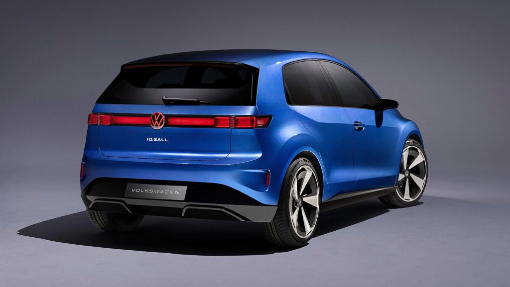 Volkswagen ID. 2all concept rear three quarter view