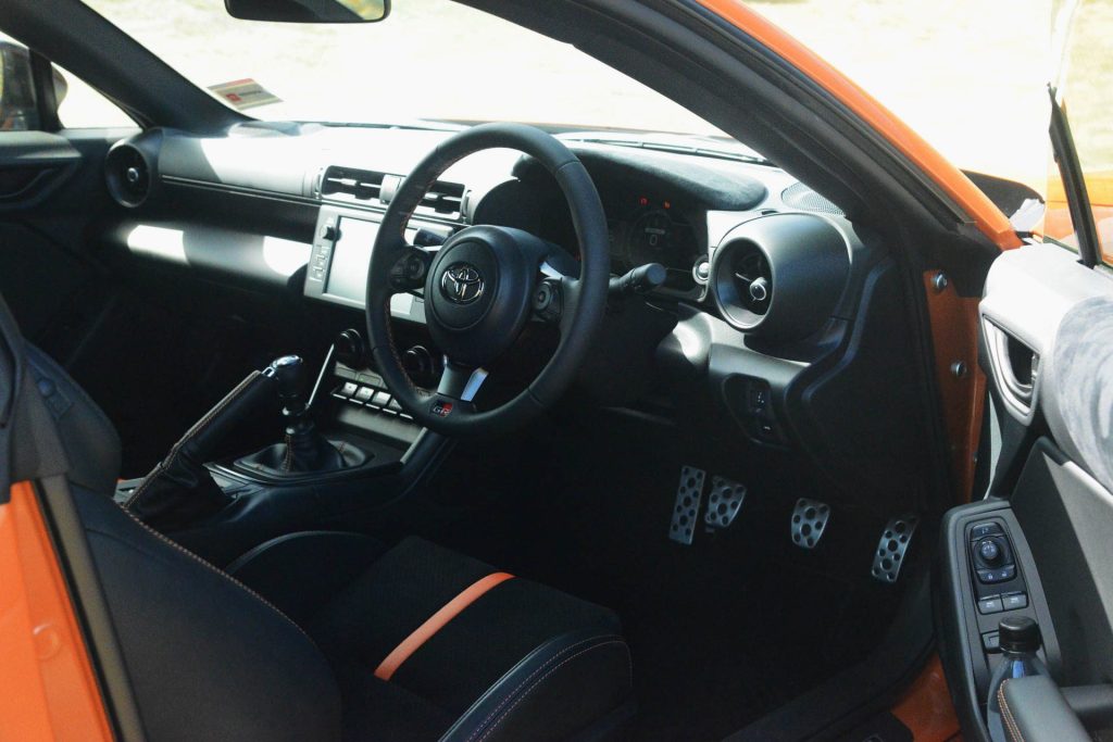 Toyota GR 86 10th anniversary interior