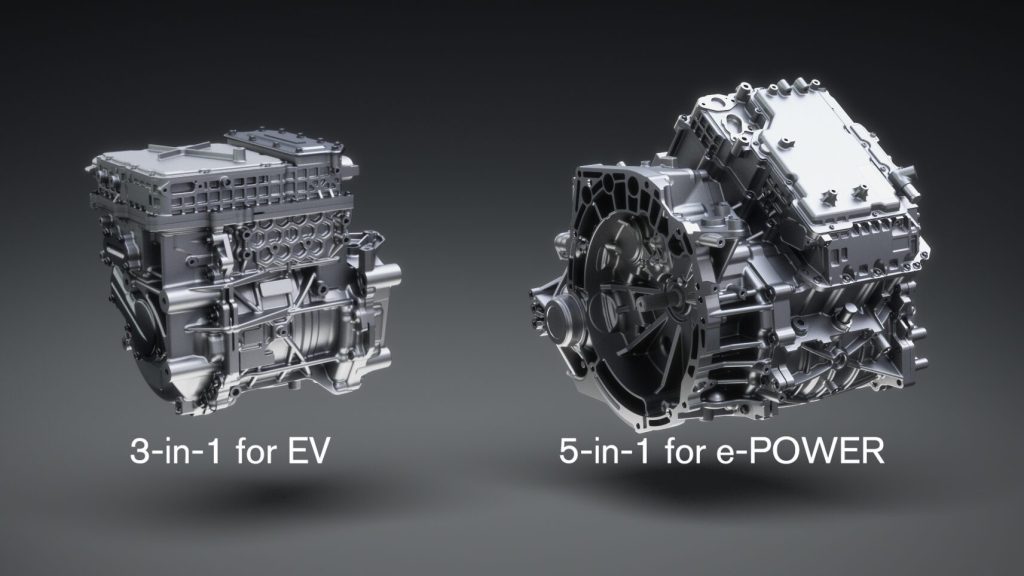 Nissan EV and e-Power X-in-1 motors