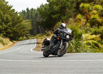 Harley-Davidson Low Rider ST action flyby shot